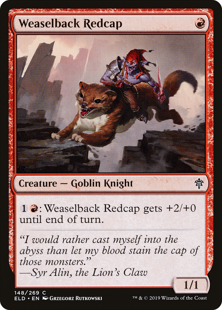 Weaselback Redcap (ELD-148) [Throne of Eldraine] MTG Single Wizards of the Coast