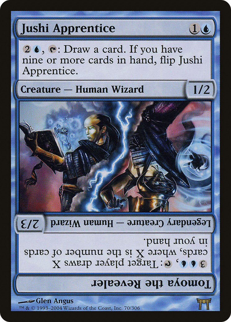 Jushi Apprentice // Tomoya the Revealer (CHK-070) [Champions of Kamigawa] Foil MTG Single Wizards of the Coast