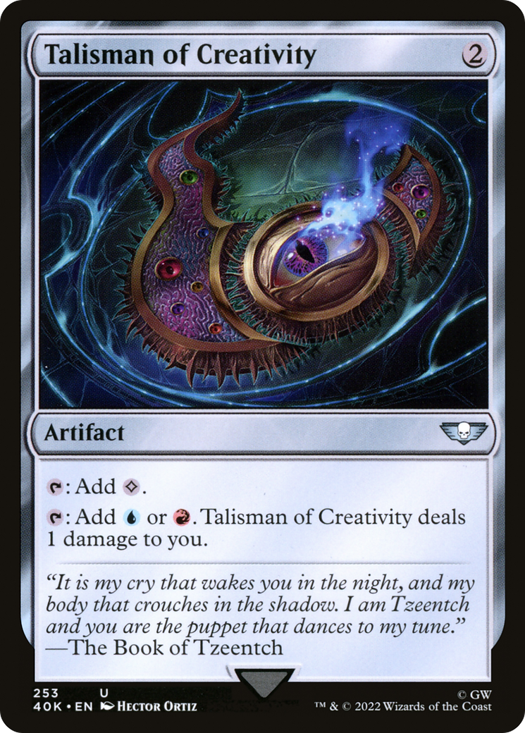 Talisman of Creativity (40K-253) [Warhammer 40,000 Commander] MTG Single Wizards of the Coast