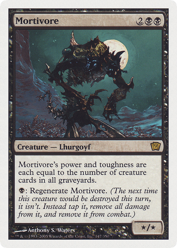 Mortivore (9ED-147) [9th Edition] MTG Single Wizards of the Coast