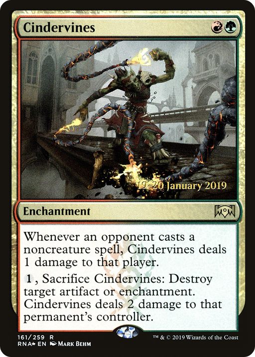 Cindervines (PRE-161) [Ravnica Allegiance Promos] Foil MTG Single Wizards of the Coast