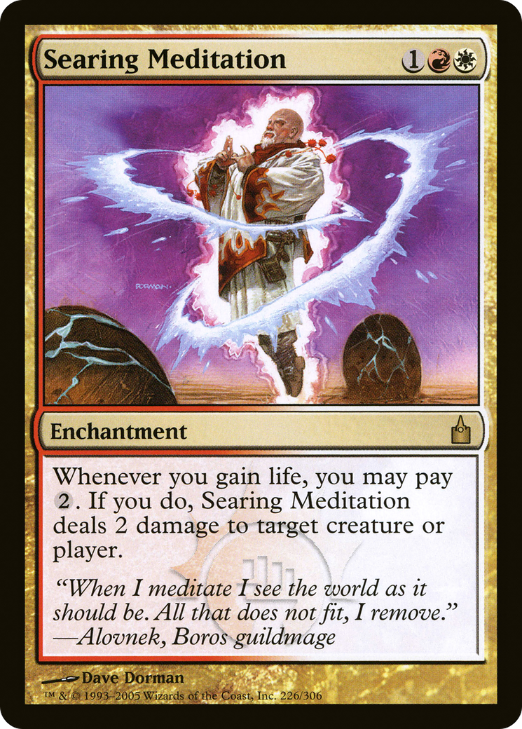 Searing Meditation (RAV-226) [Ravnica: City of Guilds] Foil MTG Single Wizards of the Coast