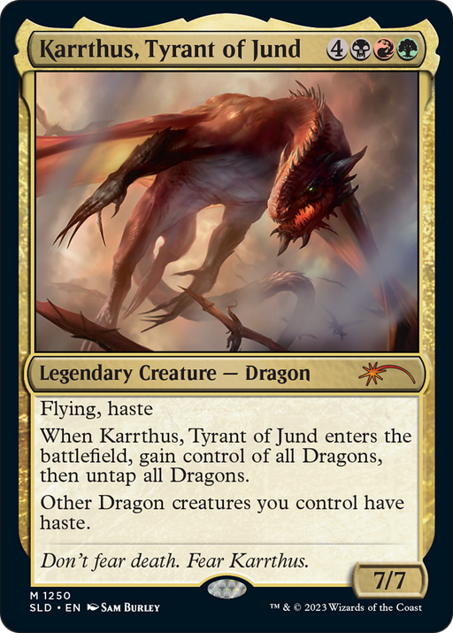 Karrthus, Tyrant of Jund (SLD-1250) [Secret Lair] Drop MTG Single Wizards of the Coast