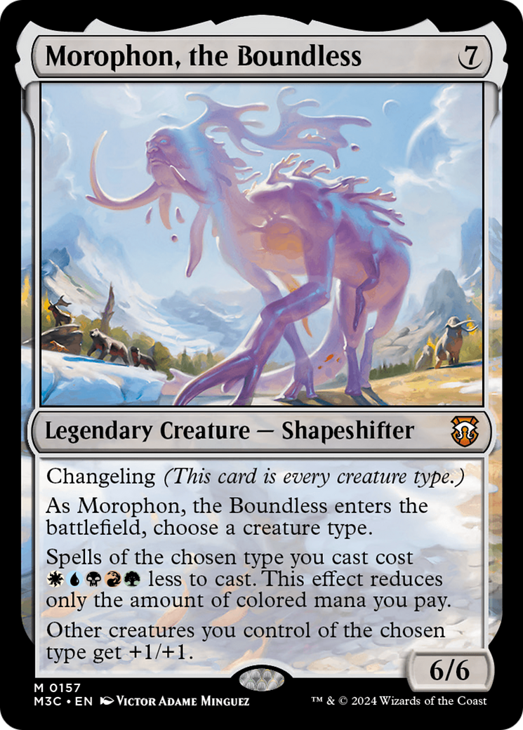 Morophon, the Boundless (M3C-157) [Modern Horizons 3 Commander] MTG Single Wizards of the Coast