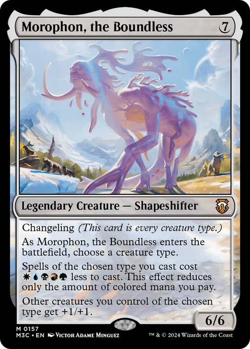 Morophon, the Boundless (M3C-157) [Modern Horizons 3 Commander] MTG Single Wizards of the Coast