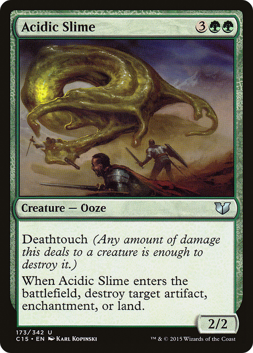 Acidic Slime (C15-173) [Commander 2015] MTG Single Wizards of the Coast