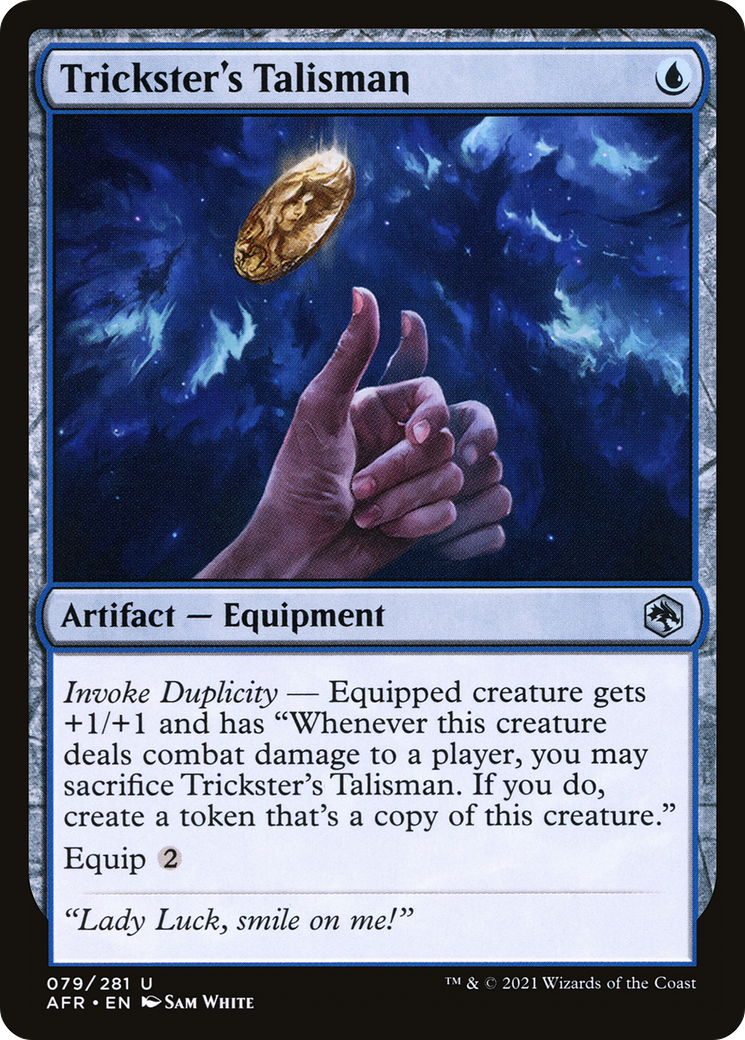 Trickster's Talisman (AFR-079) [Adventures in the Forgotten Realms] Foil MTG Single Wizards of the Coast