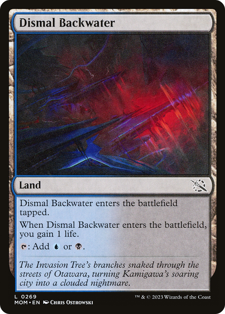 Dismal Backwater (MOM-269) [March of the Machine] Foil MTG Single Wizards of the Coast
