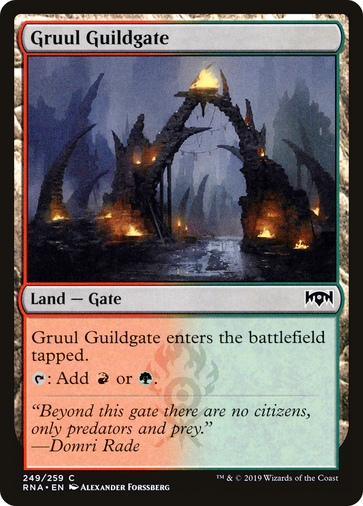 Gruul Guildgate (RNA-249) [Ravnica Allegiance] MTG Single Wizards of the Coast