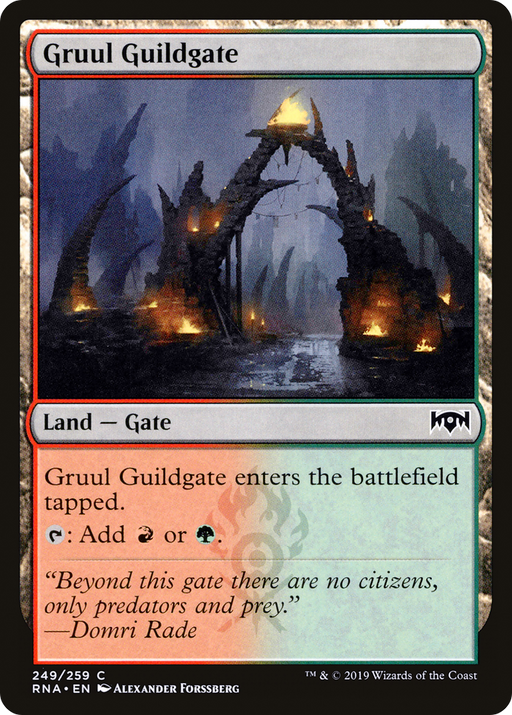 Gruul Guildgate (RNA-249) [Ravnica Allegiance] Foil MTG Single Wizards of the Coast