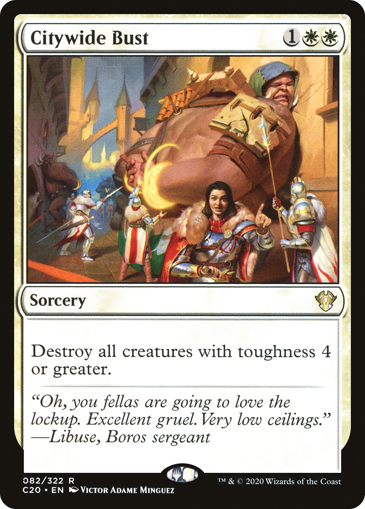 Citywide Bust (C20-082) [Commander 2020] MTG Single Wizards of the Coast