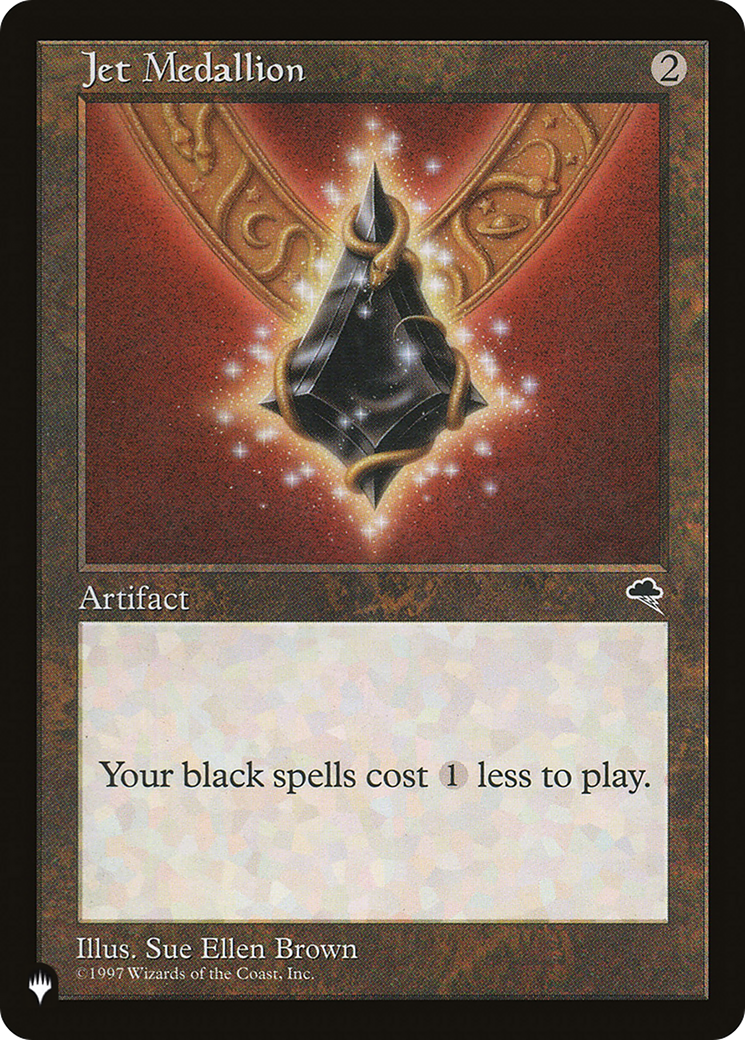 Jet Medallion (LIST-TMP-292) [Mystery Booster] The List MTG Single Wizards of the Coast