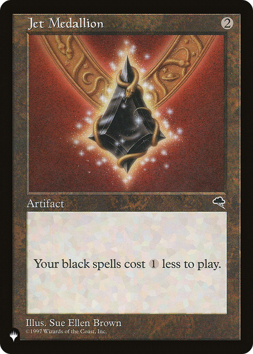Jet Medallion (LIST-TMP-292) [Mystery Booster] The List MTG Single Wizards of the Coast