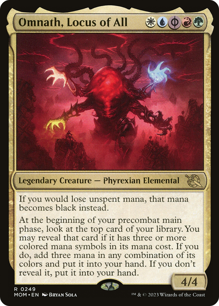Omnath, Locus of All (MOM-249) [March of the Machine] MTG Single Wizards of the Coast