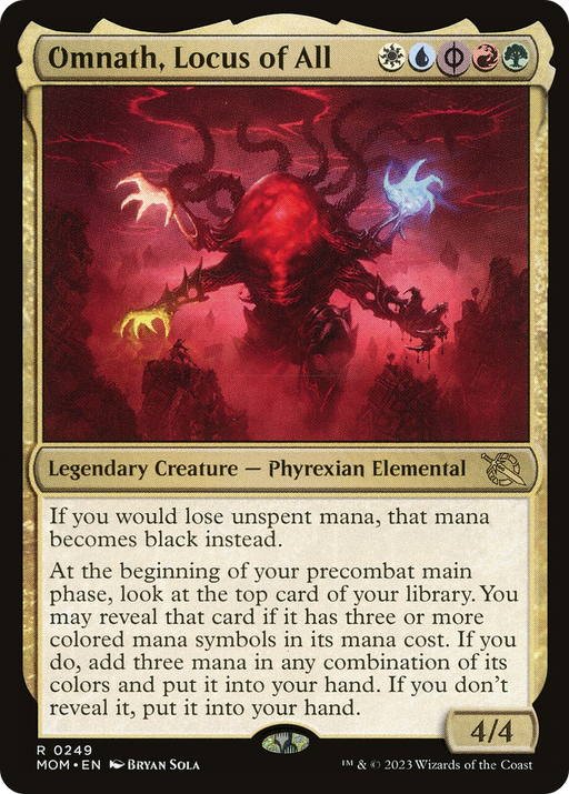 Omnath, Locus of All (MOM-249) [March of the Machine] MTG Single Wizards of the Coast