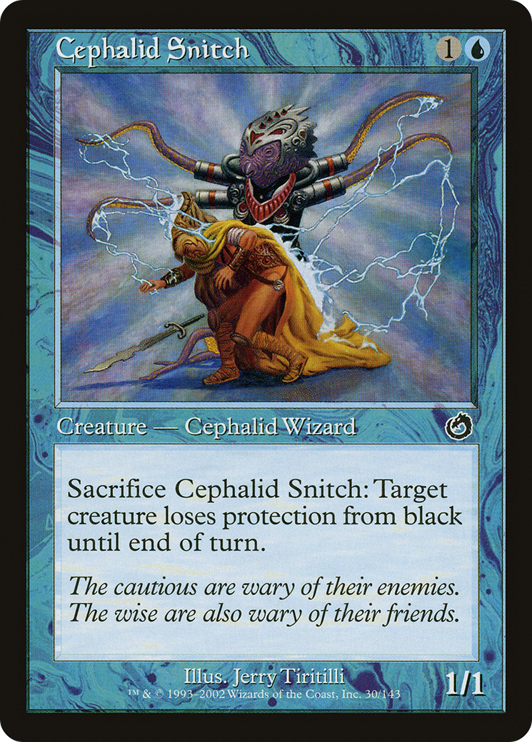 Cephalid Snitch (TOR-030) [Torment] MTG Single Wizards of the Coast