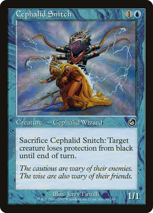 Cephalid Snitch (TOR-030) [Torment] MTG Single Wizards of the Coast