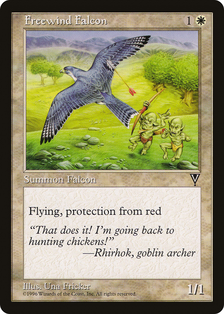 Freewind Falcon (VIS-005) [Visions] MTG Single Wizards of the Coast