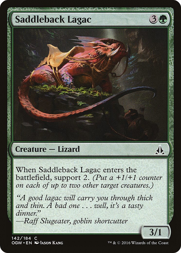Saddleback Lagac (OGW-142) [Oath of the Gatewatch] MTG Single Wizards of the Coast