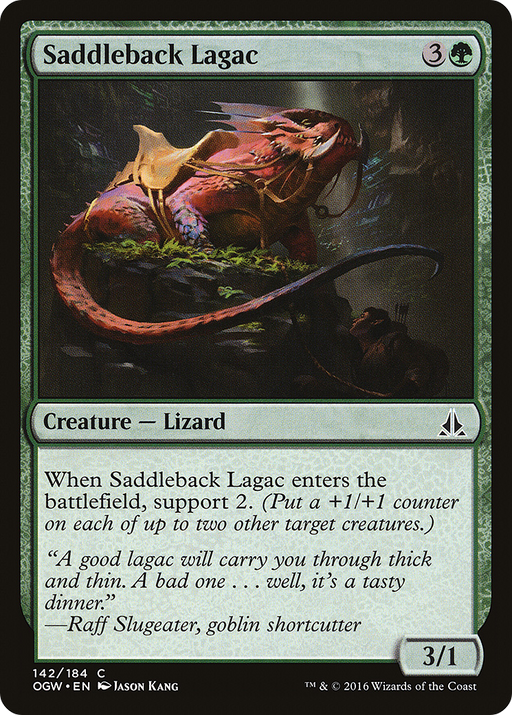 Saddleback Lagac (OGW-142) [Oath of the Gatewatch] MTG Single Wizards of the Coast