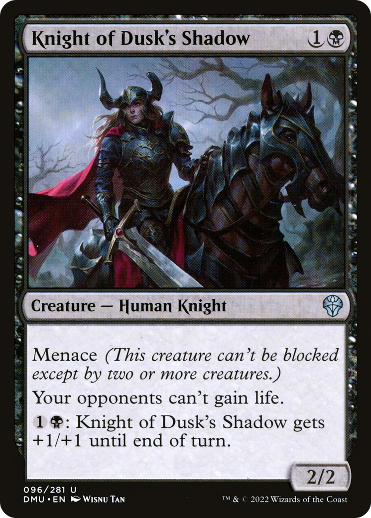 Knight of Dusk's Shadow (DMU-096) [Dominaria United] MTG Single Wizards of the Coast