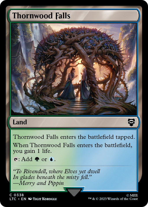 Thornwood Falls (LTC-338) [Tales of Middle-earth Commander] MTG Single Wizards of the Coast