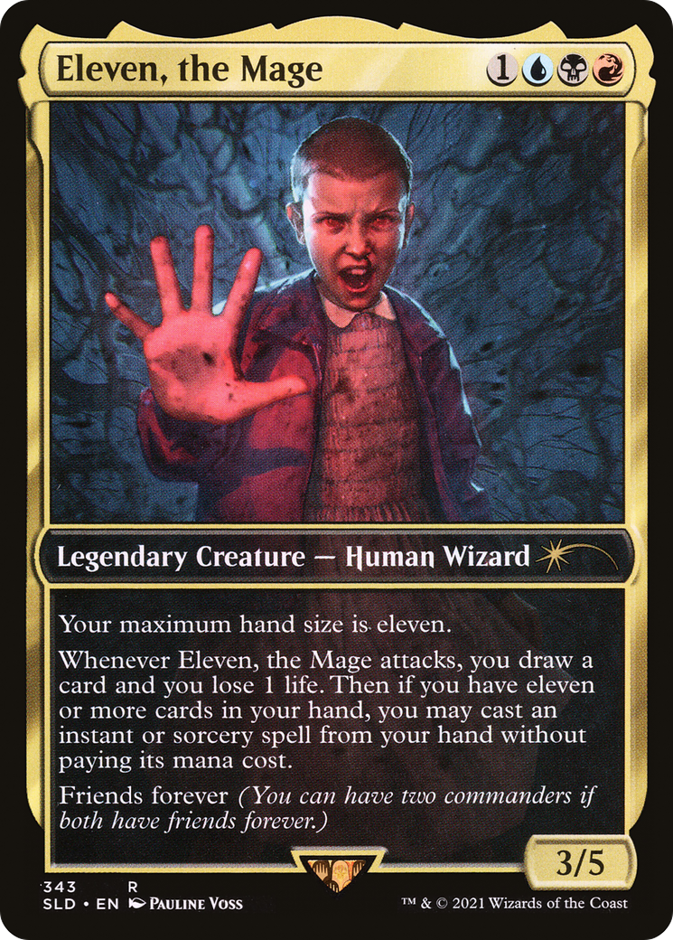 Eleven, the Mage (SLD-343) [Secret Lair] Drop Foil MTG Single Wizards of the Coast