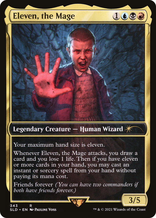 Eleven, the Mage (SLD-343) [Secret Lair] Drop MTG Single Wizards of the Coast