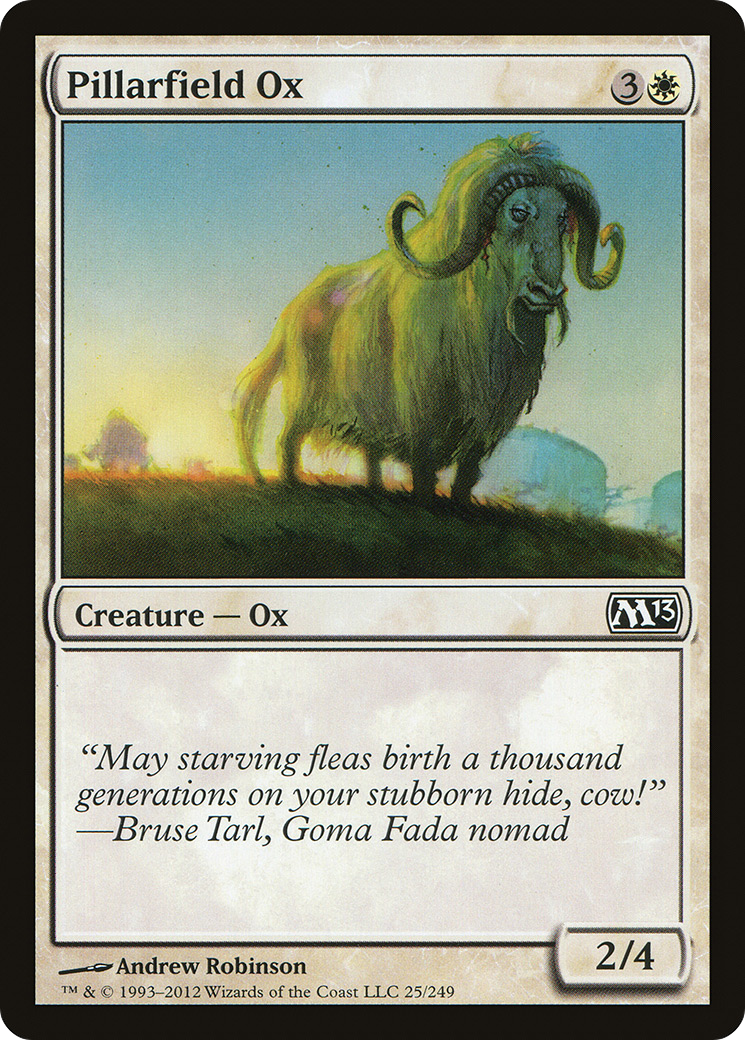 Pillarfield Ox (M13-025) [Magic 2013] Foil MTG Single Wizards of the Coast