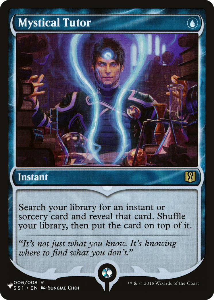 Mystical Tutor (LIST-006/008) [Mystery Booster] The List MTG Single Wizards of the Coast