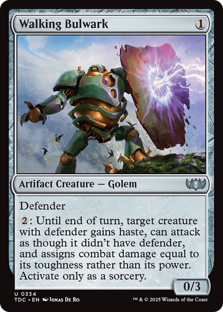 Walking Bulwark (TDC-334) [Commander: Tarkir: Dragonstorm] MTG Single Wizards of the Coast