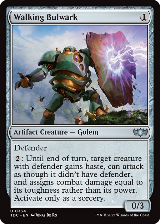 Walking Bulwark (TDC-334) [Commander: Tarkir: Dragonstorm] MTG Single Wizards of the Coast
