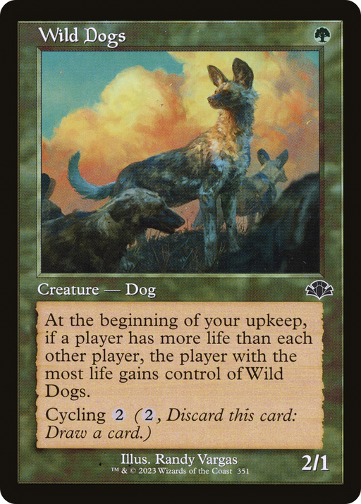 Wild Dogs (DMR-351) [Dominaria Remastered] MTG Single Wizards of the Coast