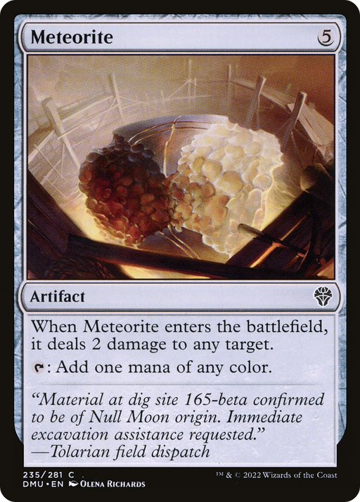 Meteorite (DMU-235) [Dominaria United] MTG Single Wizards of the Coast