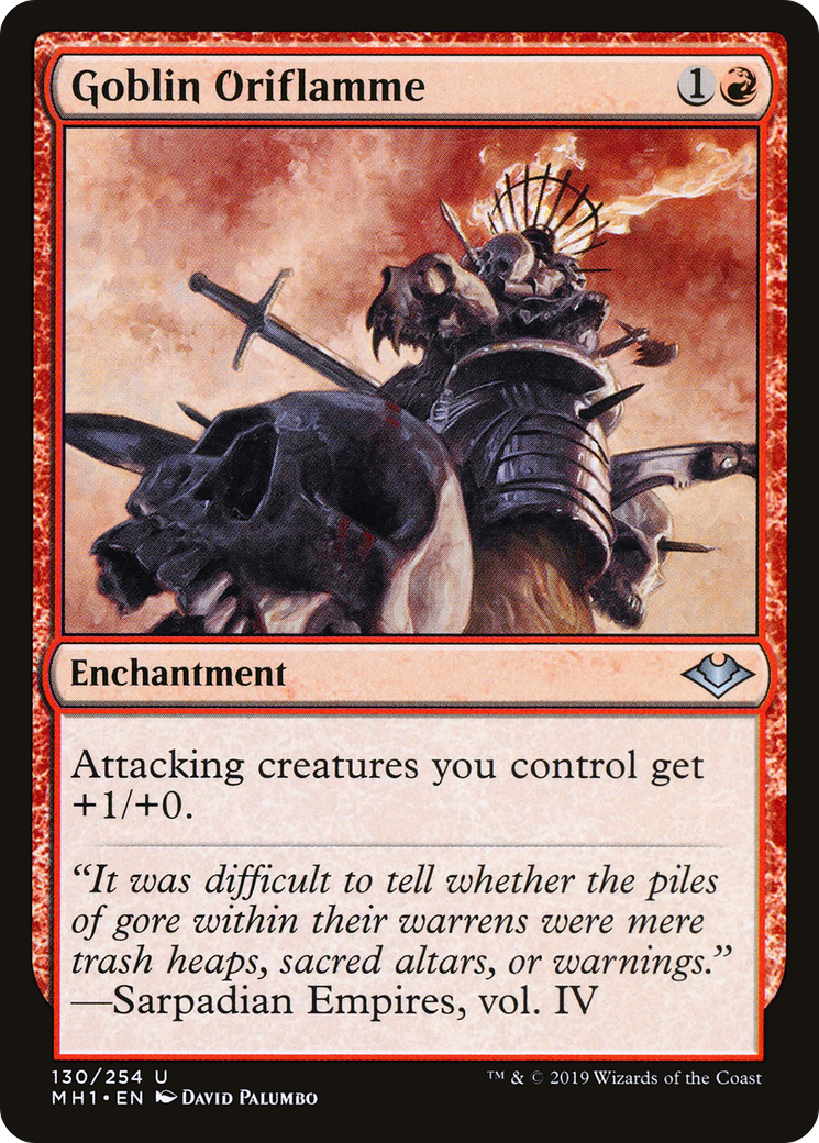 Goblin Oriflamme (MH1-130) [Modern Horizons] MTG Single Wizards of the Coast