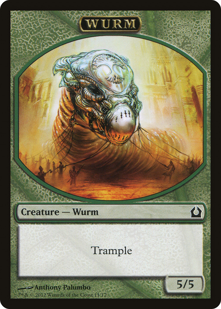 Wurm Token (RTR-011) [Tokens] Return to Ravnica Tokens MTG Single Wizards of the Coast