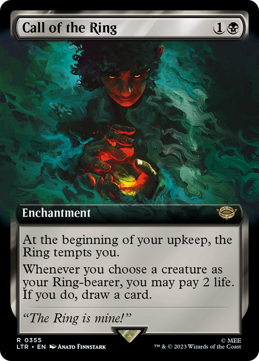 Call of the Ring (LTR-355) [The Lord of the Rings: Tales of Middle-earth] (Extended Art) MTG Single Wizards of the Coast