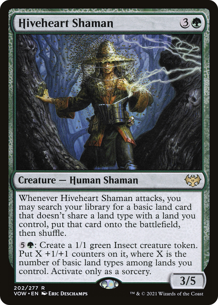 Hiveheart Shaman (VOW-202) [Innistrad: Crimson Vow] Foil MTG Single Wizards of the Coast