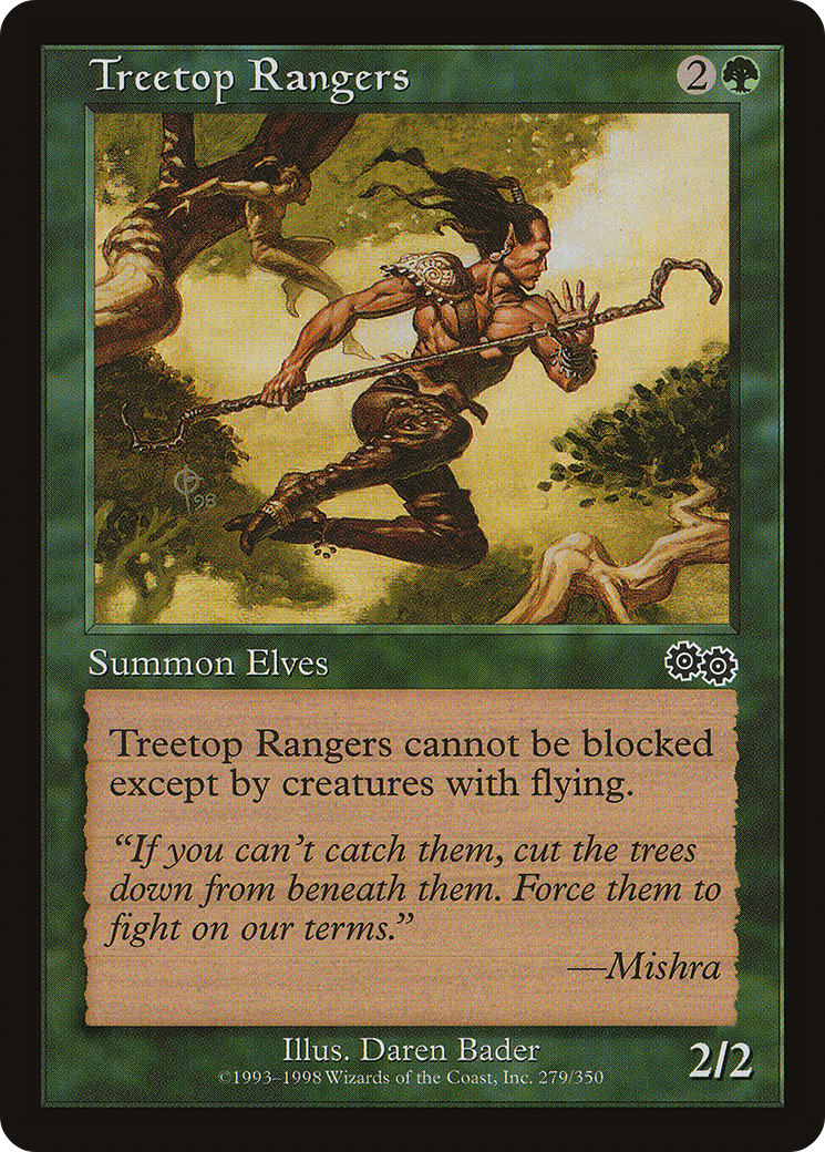 Treetop Rangers (USG-279) [Urza's Saga] MTG Single Wizards of the Coast