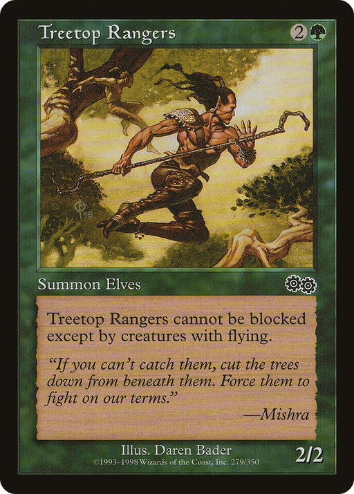 Treetop Rangers (USG-279) [Urza's Saga] MTG Single Wizards of the Coast