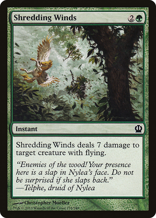 Shredding Winds (THS-178) [Theros] MTG Single Wizards of the Coast