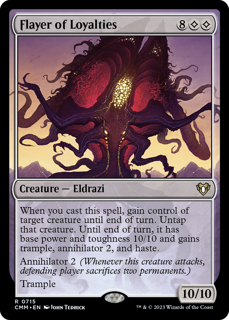 Flayer of Loyalties (CMM-715) [Commander Masters] MTG Single Wizards of the Coast