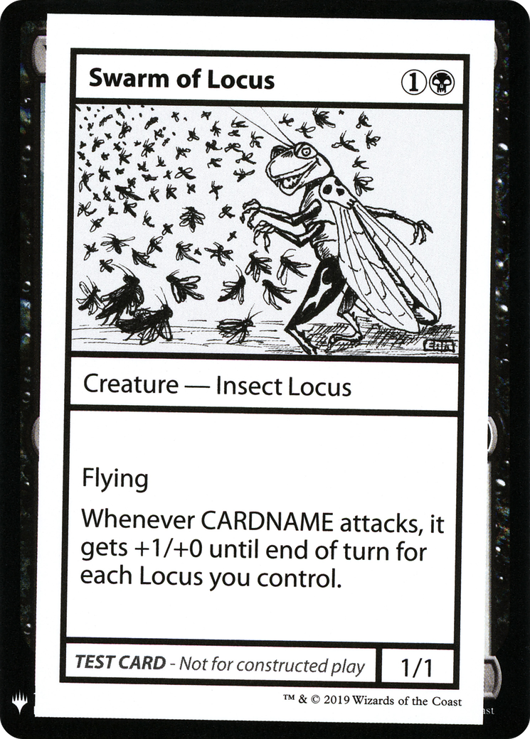 Swarm of Locus (CMB1-) [Mystery Booster] Playtest Cards 2019 MTG Single Wizards of the Coast