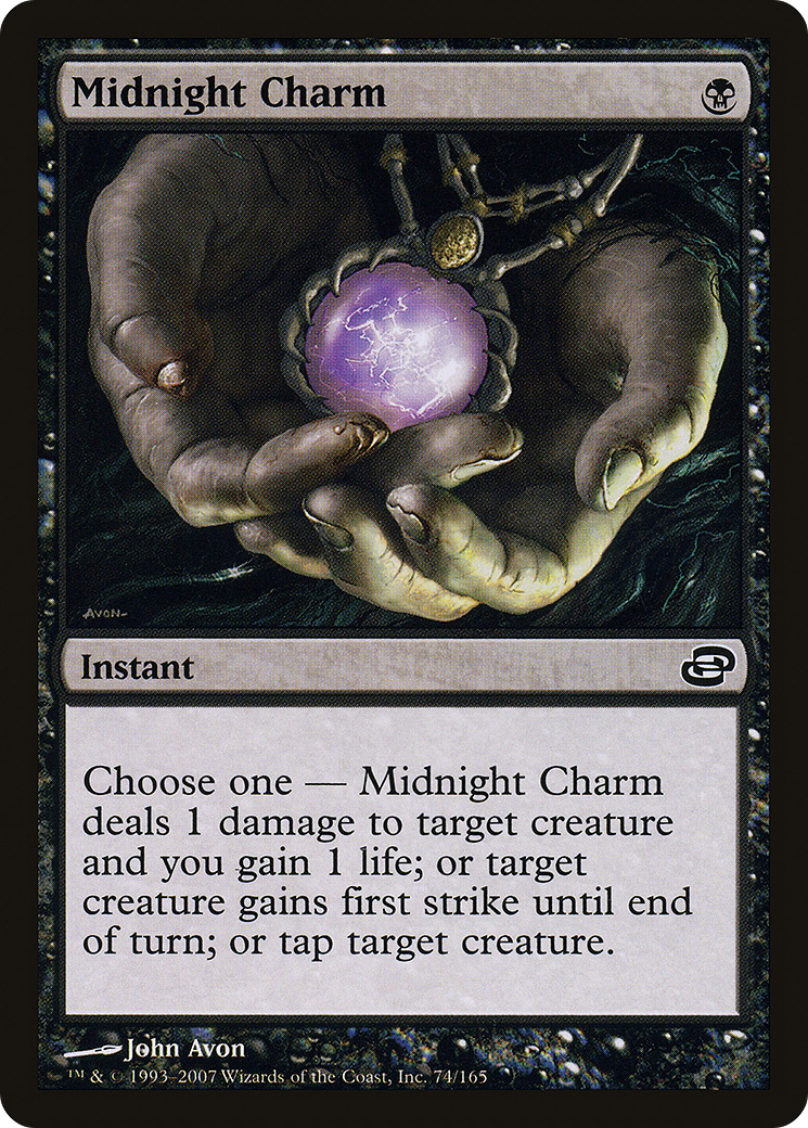 Midnight Charm (PLC-074) [Planar Chaos] MTG Single Planar Chaos