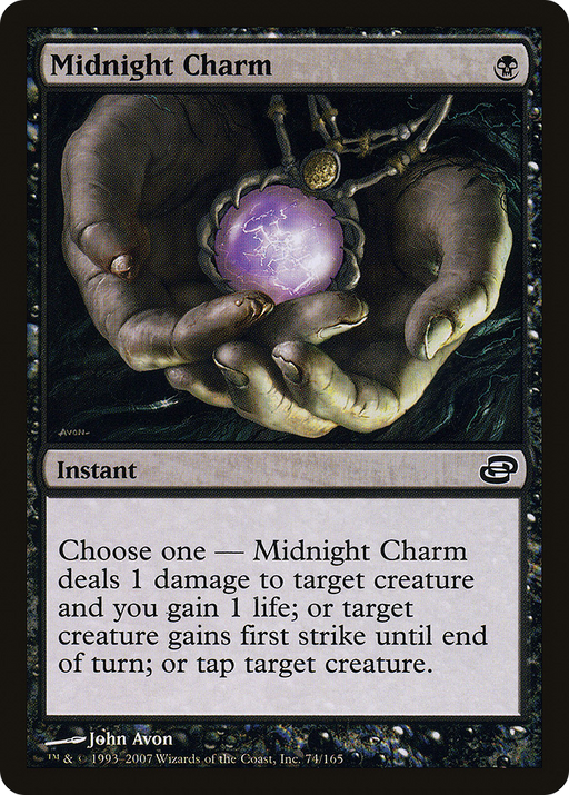 Midnight Charm (PLC-074) [Planar Chaos] Foil MTG Single Planar Chaos