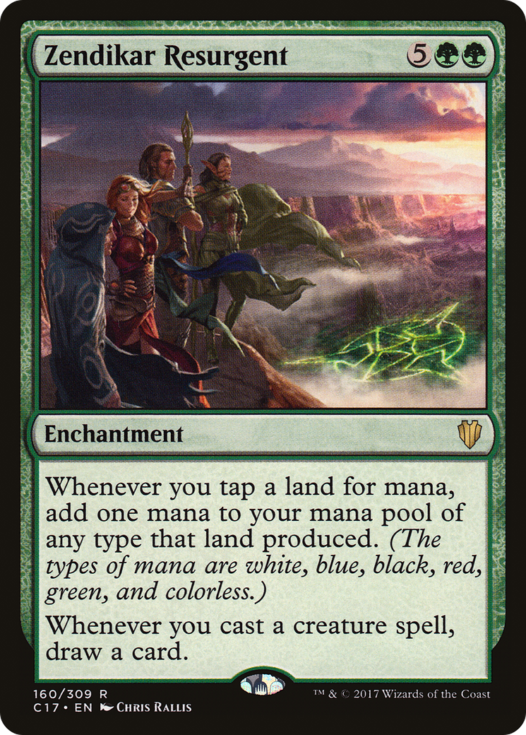 Zendikar Resurgent (C17-160) [Commander 2017] MTG Single Wizards of the Coast