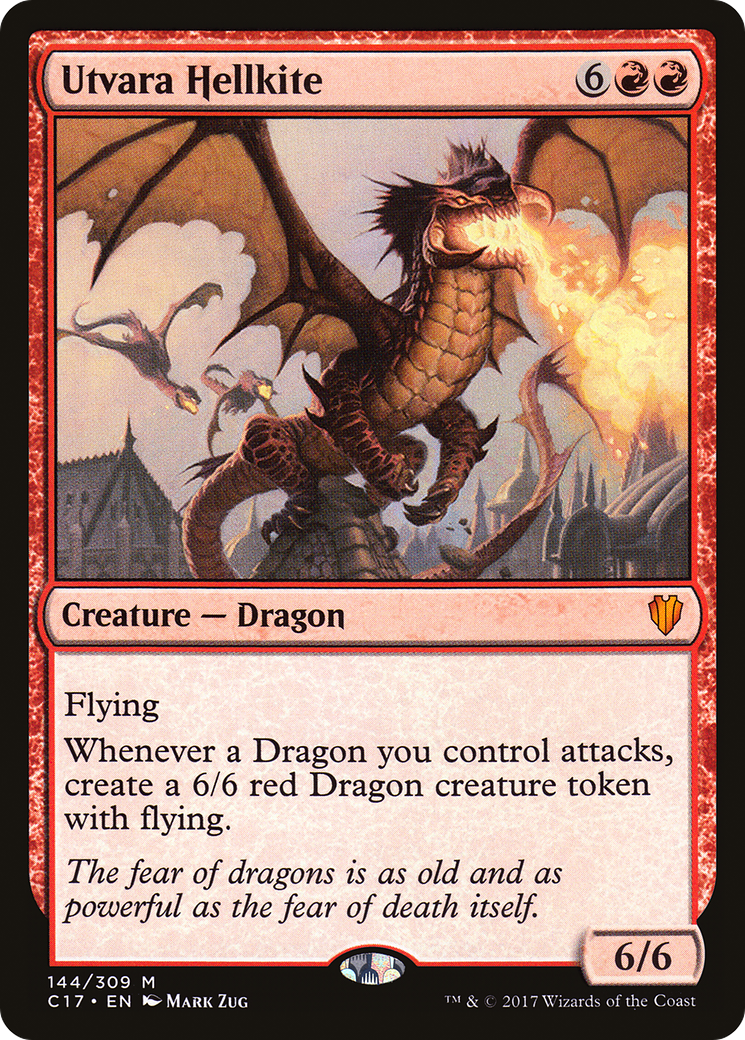 Utvara Hellkite (C17-144) [Commander 2017] MTG Single Wizards of the Coast