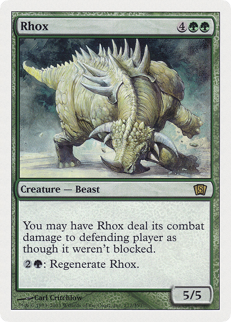 Rhox (8ED-277) [8th Edition] Foil MTG Single Wizards of the Coast