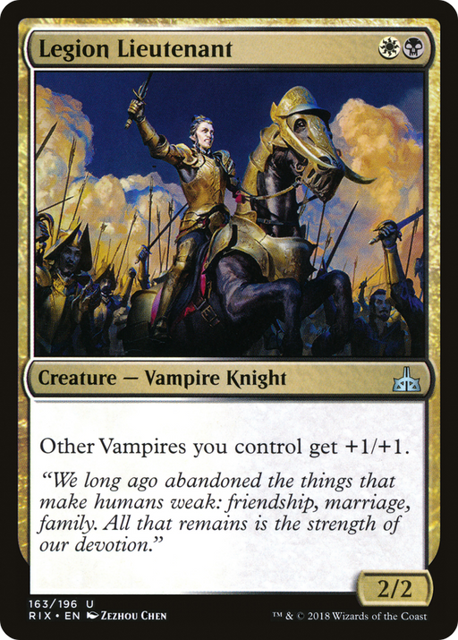 Legion Lieutenant (RIX-163) [Rivals of Ixalan] MTG Single Wizards of the Coast