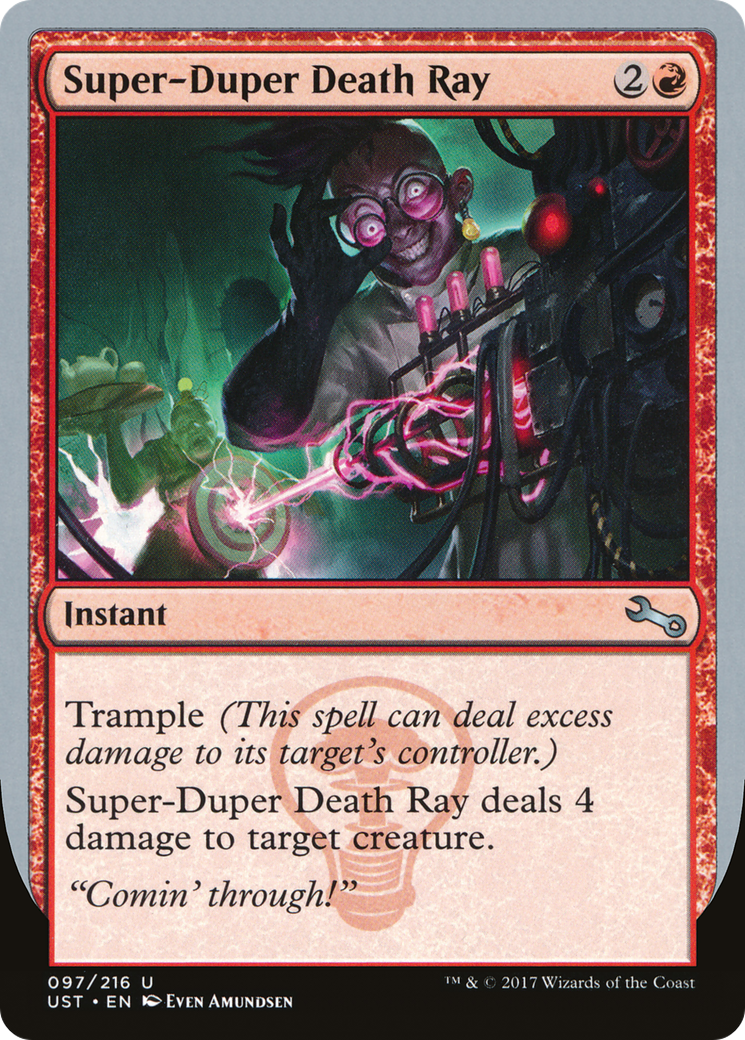 Super-Duper Death Ray (UST-097) [Unstable] Foil MTG Single Wizards of the Coast